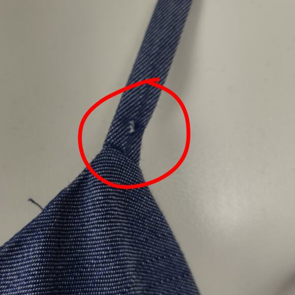 Saks Fifth Avenue Threads Maxi Denim Blue Slip Lyocell Dress Size Small - Picture 6 of 16